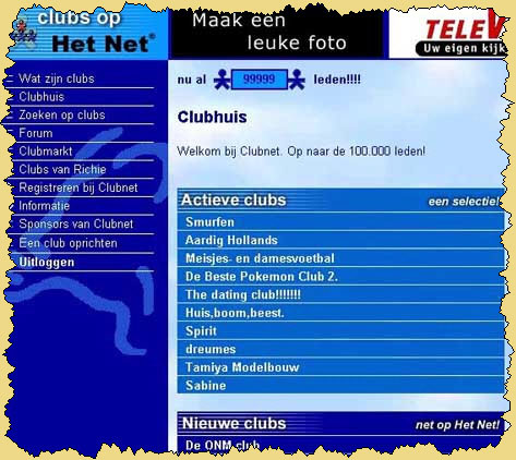 Clubhuis 1999-2000.…